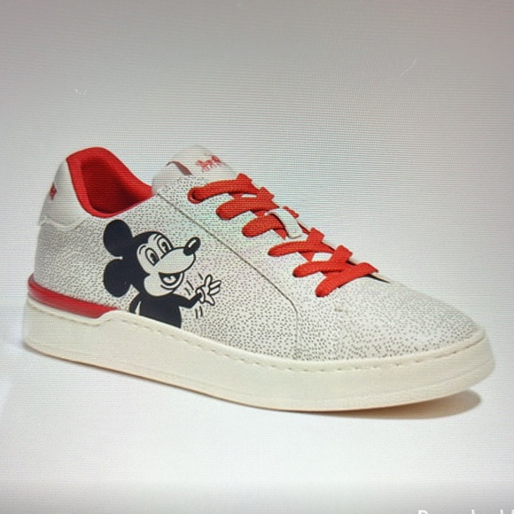 ❤️ COACH DISNEY MICKEY MOUSE X KEITH HARING SNEAKERS ❤️ - Picture 2 of 15